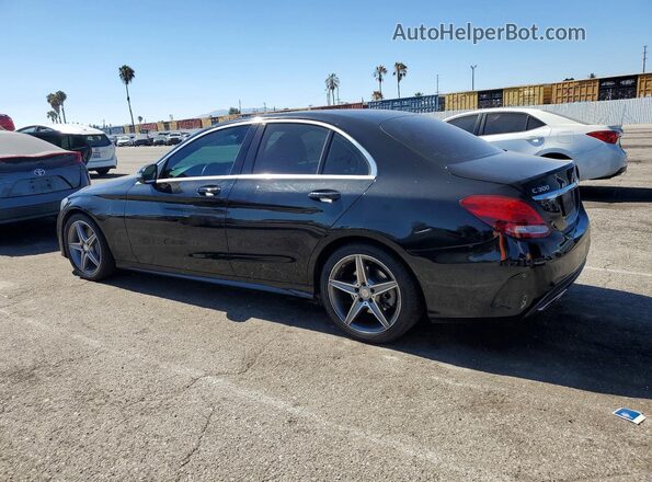 55SWF4JB2GU173271 2016 MERCEDES-BENZ C Черный Задняя правая четверть