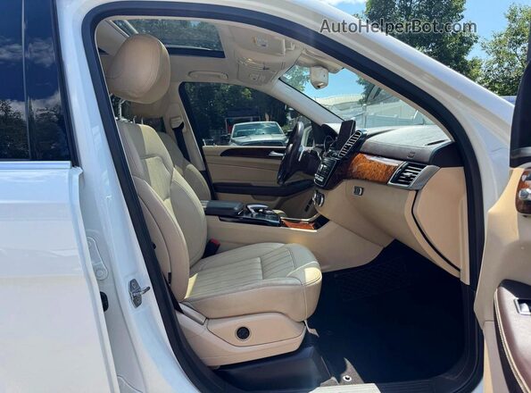 4JGDF6EE8KB216012 2019 MERCEDES-BENZ GLS White Հետևի նստատեղերի տեսք