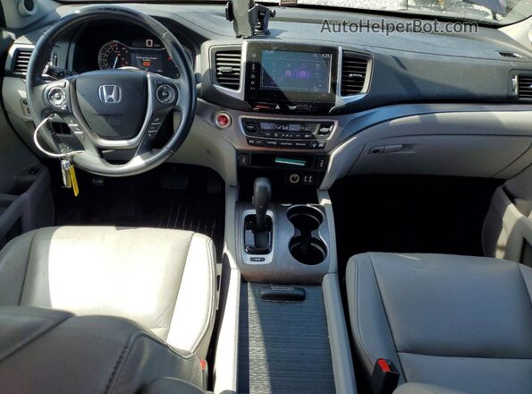 5FNYF6H59GB039282 2016 HONDA PILOT Blue Սարքավորումների վահանակի տեսք