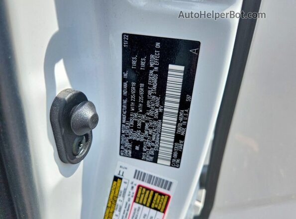 5TDKDRAH4PS008664 2023 TOYOTA HIGHLANDER White სალონის 360-გრადუსიანი ხედი