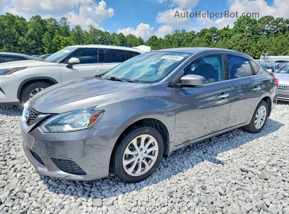 3N1AB7AP0JY267135 2018 NISSAN SENTRA Gray Trasero izquierdo