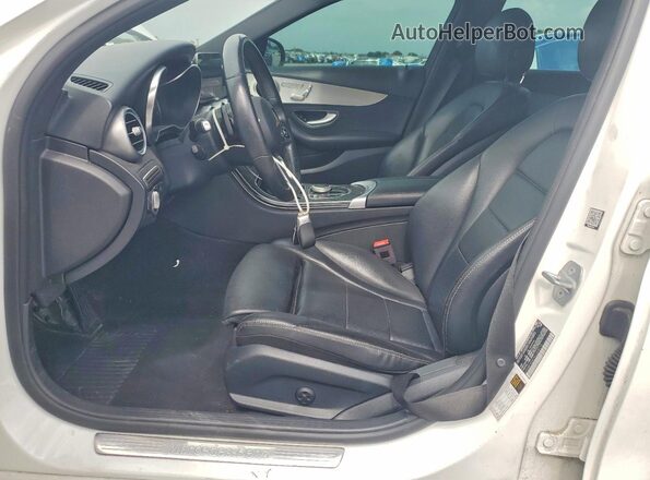 55SWF8DB7KU304710 2019 MERCEDES-BENZ C-CLASS White წინა პანელის ხედი
