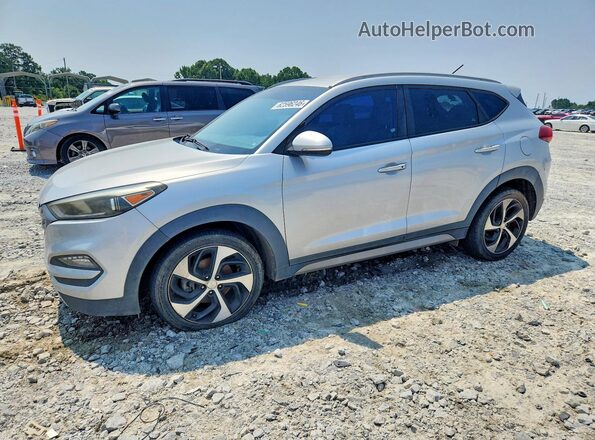 KM8J3CA25HU311078 2017 HYUNDAI TUCSON Silver Rear left