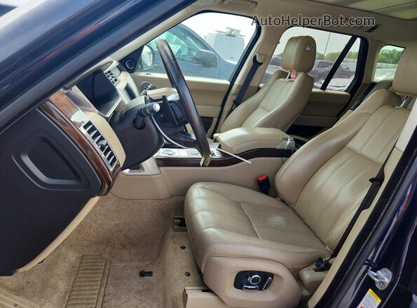 SALGS2FV1HA339467 2017 LAND ROVER RANGE Синий Вид панели приборов