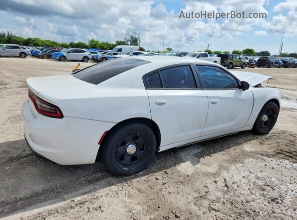 2C3CDXATXHH544083 2017 DODGE CHARGER Белый Передняя правая четверть