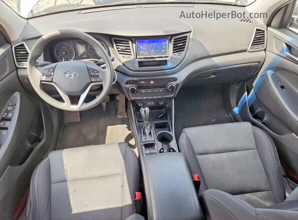 KM8J23A43HU580376 2017 HYUNDAI TUCSON Серый Вид щитка приборов
