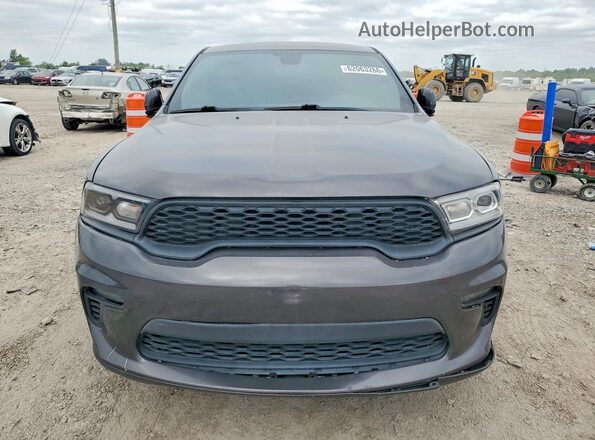 1C4RDHDG1MC608177 2021 DODGE DURANGO Серый Вид сзади