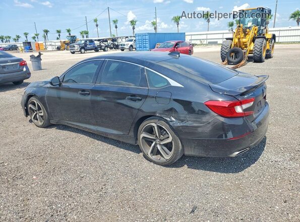 1HGCV1F32LA120274 2020 HONDA ACCORD Черный Задняя правая четверть