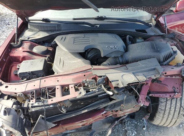 2C3CCABG5KH654015 2019 CHRYSLER 300 Burgundy Вид підкапотного простору