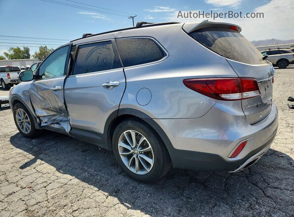KM8SM4HFXKU307244 2019 HYUNDAI SANTA Silver Trasero derecho