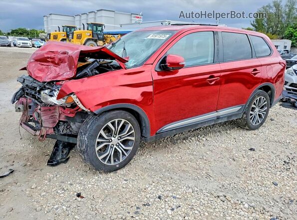 JA4AD3A34HZ060951 2017 MITSUBISHI OUTLANDER Red Rear left