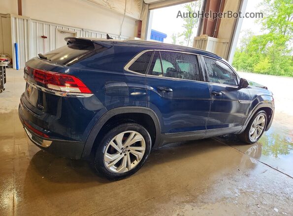1V2ME2CAXLC212375 2020 VOLKSWAGEN ATLAS Синий Передняя правая четверть