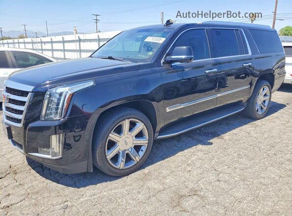 1GYS4HKJ8LR184972 2020 CADILLAC ESCALADE Black Trasero izquierdo