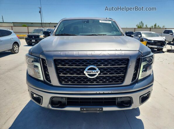 1N6AA1E51KN528726 2019 NISSAN TITAN Gray Вид ззаду