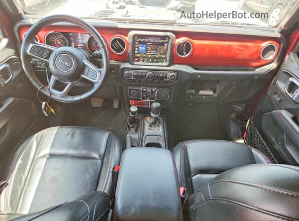 1C4HJXFG6MW569077 2021 JEEP WRANGLER Red Widok zestawu wskaźników