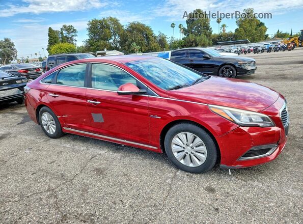 KMHE24L17GA009192 2016 HYUNDAI SONATA Red Front view