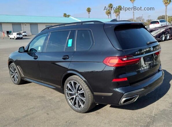5UXCX6C02N9K13685 2022 BMW X7 Черный Задняя правая четверть
