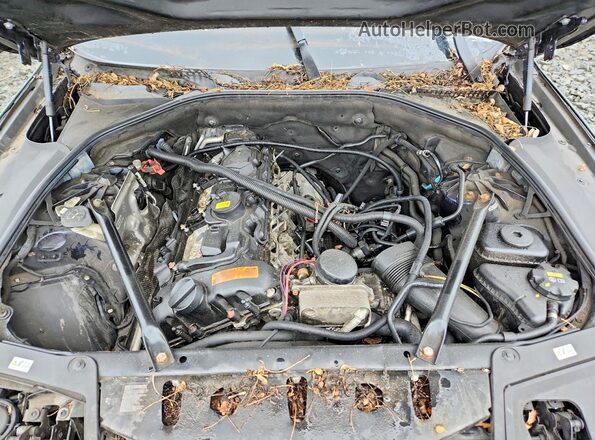 WBA5B3C56GD549632 2016 BMW 5 SERIES Green Vista del compartimento del motor