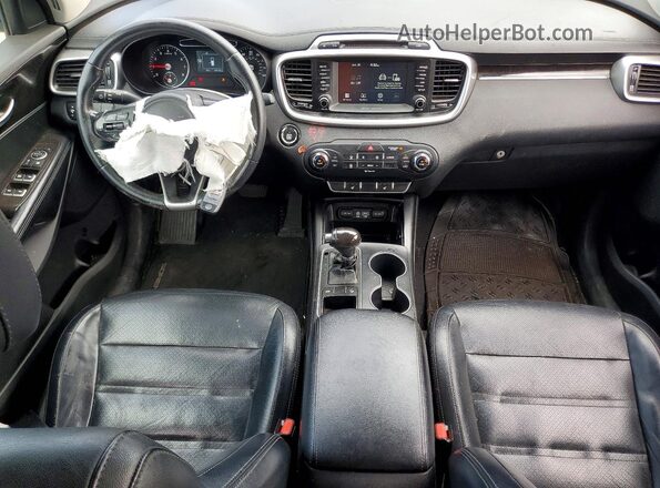 5XYPG4A38HG280797 2017 KIA SORENTO Burgundy Widok zestawu wskaźników