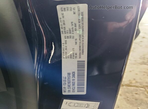 2C4RC1BGXTR167488 2026 CHRYSLER PACIFICA Black Панорамний вид салону 360°