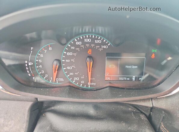 KL7CJNSB6MB350682 2021 CHEVROLET TRAX Silver Widok zestawu wskaźników