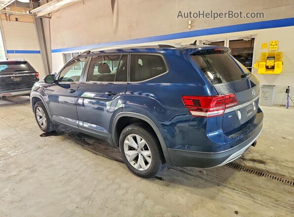1V2KR2CA1JC581215 2018 VOLKSWAGEN ATLAS Blue უკანა მარჯვენა