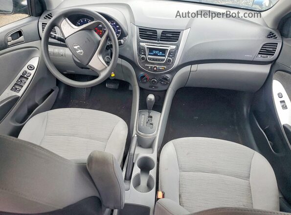 KMHCT4AE5GU952674 2016 HYUNDAI ACCENT Black Вид щитка приладів