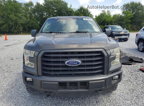 1FTEW1EP6HKE44077 2017 FORD F150 Gray Vista trasera