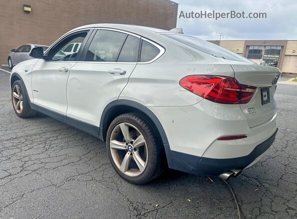 5UXXW3C51G0M89913 2016 BMW X4 White Rear view