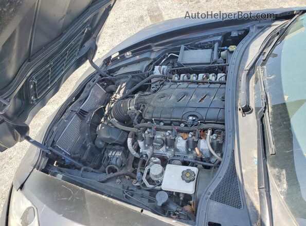 1G1YB2D72G5101255 2016 CHEVROLET CORVETTE Black Vista del compartimento del motor
