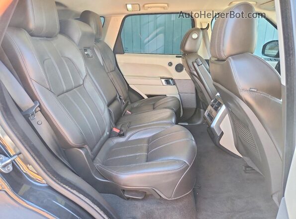 SALWR2EF1GA123201 2016 LAND ROVER RANGE Black Vista interior trasera