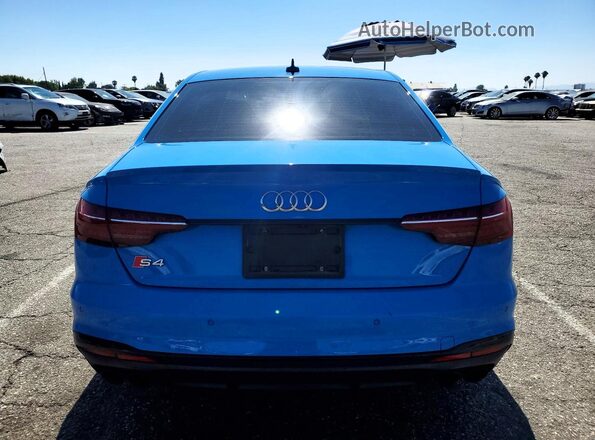 WAUB4AF4XLA051739 2020 AUDI S4 Blue Front interior view