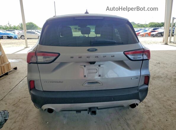 1FMCU9J90LUA81397 2020 FORD ESCAPE Silver წინა სალონის ხედი