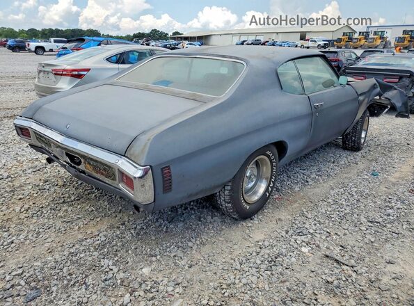 136370F181914 1970 CHEVROLET CHEVELLE Серый Задняя правая четверть
