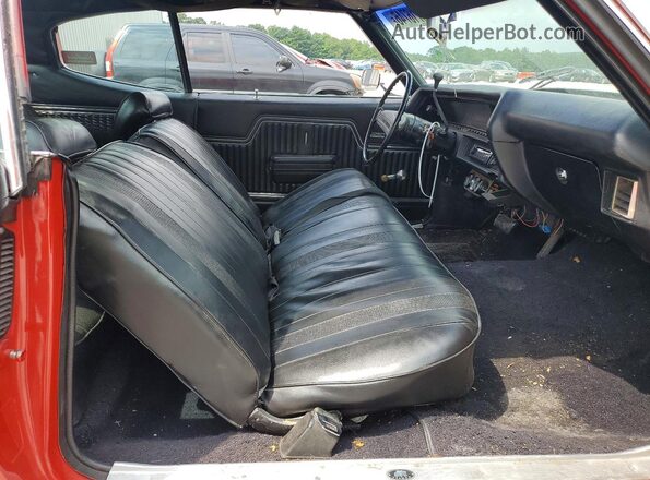 136371K243228 1971 CHEVROLET CHEVELLE Красный Вид салона спереди