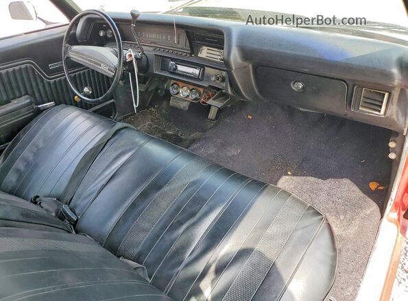 136371K243228 1971 CHEVROLET CHEVELLE Красный Вид панели приборов