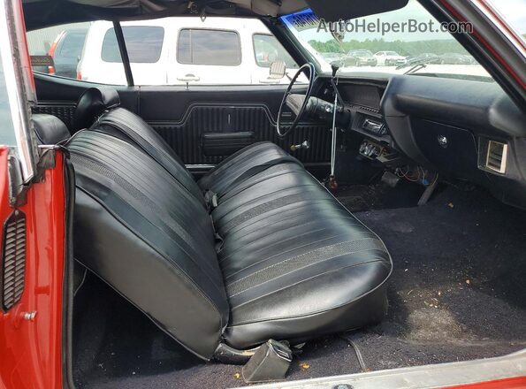 136371K243228 1971 CHEVROLET CHEVELLE Красный Вид задних сидений