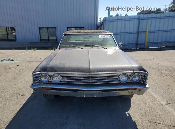 136397Z148437 1967 CHEVROLET MALIBU Черный Вид спереди