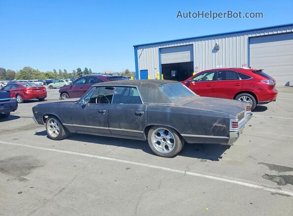 136397Z148437 1967 CHEVROLET MALIBU Черный Задняя левая четверть