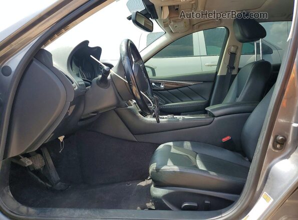JN1EV7AP3JM357844 2018 INFINITI Q50 Gray Առջևի վահանակի տեսք