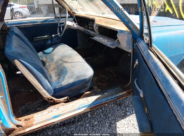136805B151883     1970 CHEVROLET EL Синий Вид салона спереди