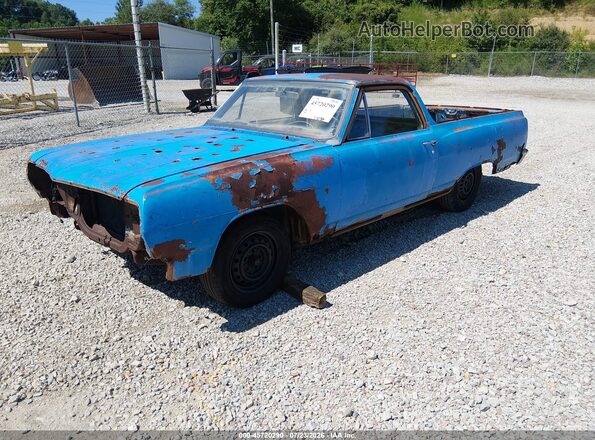 136805B151883     1970 CHEVROLET EL Синий Передняя левая четверть