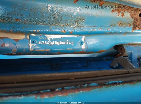 136805B151883     1970 CHEVROLET EL Синий Вид подкапотного пространства