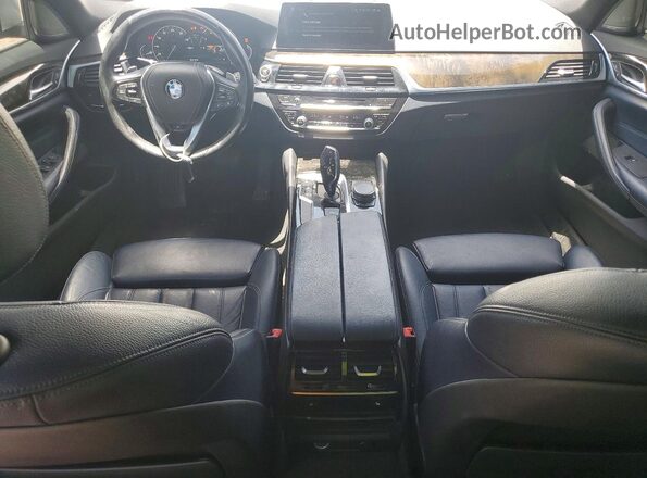 WBAJA7C39HG905868 2017 BMW 5 SERIES Silver Instrument cluster view