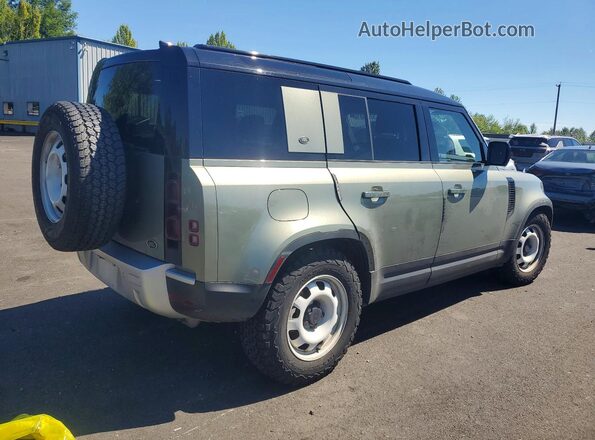 SALEK7RX9M2044378 2021 LAND ROVER DEFENDER Green Delantero derecho