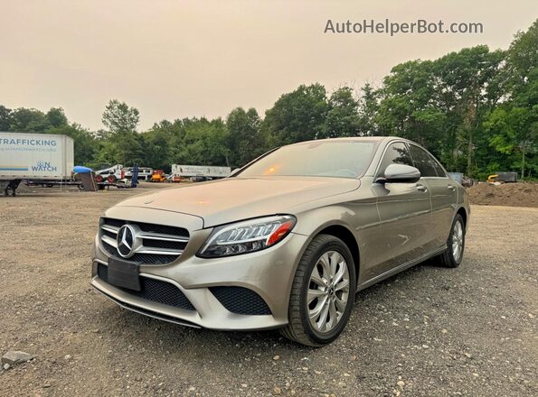 55SWF8EB5KU305546 2019 MERCEDES-BENZ C-CLASS Gold Trasero derecho
