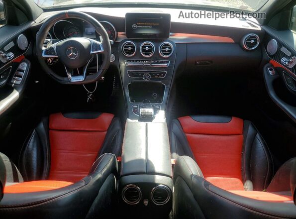 55SWF8HB7GU130249 2016 MERCEDES-BENZ C Серый Вид щитка приборов