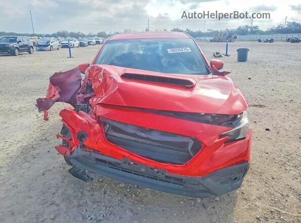 JF1VBAF67N9007439 2022 SUBARU WRX Красный Вид сзади