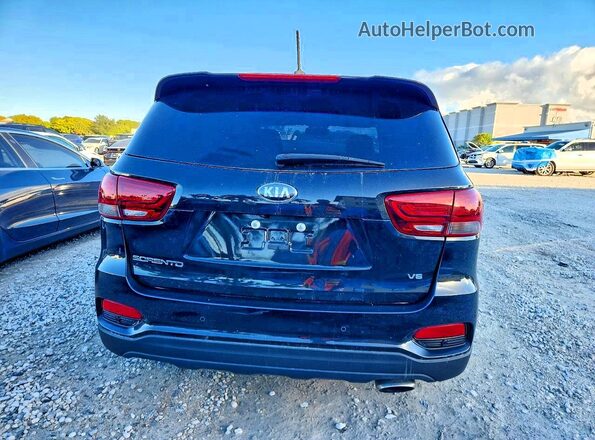 5XYPGDA57LG693854 2020 KIA SORENTO Black Вид салону спереду