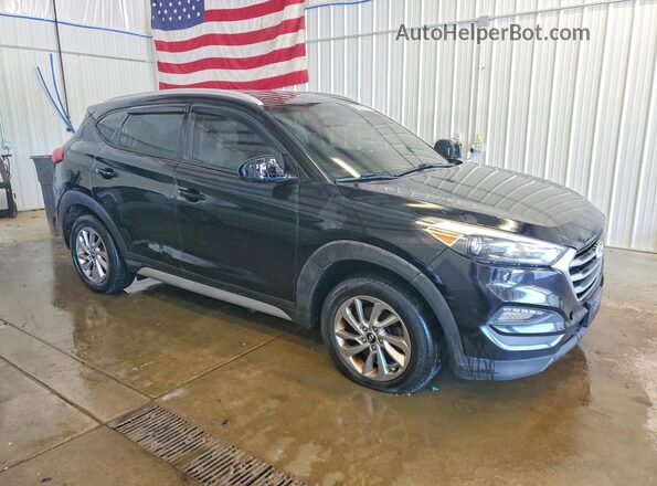 KM8J3CA47JU651629 2018 HYUNDAI TUCSON Black Widok z przodu